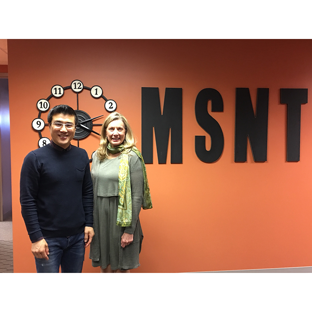 Professor Yang from Aoyama Gakuin University in Tokyo, Japan visits MSNT